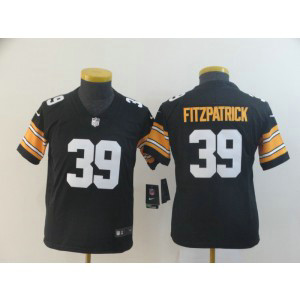 Nike Steelers 39 Minkah Fitzpatrick Black Vapor Untouchable Limited Youth Jersey