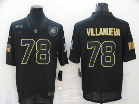 Nike Steelers 78 Alejandro Villanueva Black 2020 Salute To Service Limited Jersey Nike Steelers 78 Alejandro Villanueva Black 2020 Salute To Service Limited Jersey