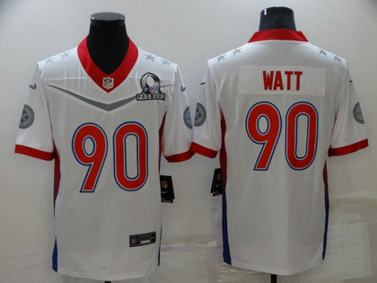 Nike Steelers 90 T.J. Watt White 2022 NFC Pro Bowl Limited Jersey