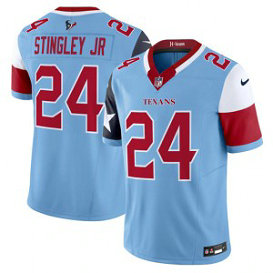 Nike Texans 24 Derek Stingley Jr. Blue 2024 F.U.S.E. V5 Vapor Limited Men Jersey Nike Texans 24 Derek Stingley Jr. Blue 2024 F.U.S.E. V5 Vapor Limited Men Jersey