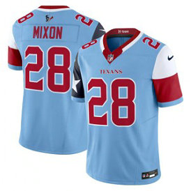 Nike Texans 28 Joe Mixon Blue 2024 F.U.S.E. V5 Vapor Limited Men Jersey Nike Texans 28 Joe Mixon Blue 2024 F.U.S.E. V5 Vapor Limited Men Jersey