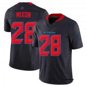 Nike Texans 28 Mixon Navy F.U.S.E. Vapor Limited Men Jersey