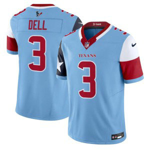 Nike Texans 3 Tank Dell Blue 2024 F.U.S.E. V5 Vapor Limited Men Jersey Nike Texans 3 Tank Dell Blue 2024 F.U.S.E. V5 Vapor Limited Men Jersey
