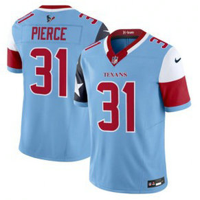Nike Texans 31 Dameon Pierce Blue 2024 F.U.S.E. V5 Vapor Limited Men Jersey Nike Texans 31 Dameon Pierce Blue 2024 F.U.S.E. V5 Vapor Limited Men Jersey