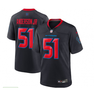 Nike Texans 51 Will Anderson Jr. Navy 2024 New Vapor Untouchable Limited Men Jersey