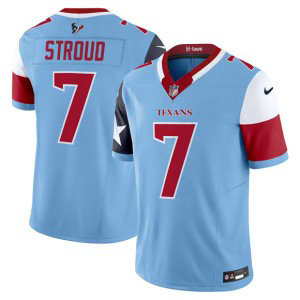 Nike Texans 7 C.J. Stroud Blue 2024 F.U.S.E. V5 Vapor Limited Men Jersey Nike Texans 7 C.J. Stroud Blue 2024 F.U.S.E. V5 Vapor Limited Men Jersey