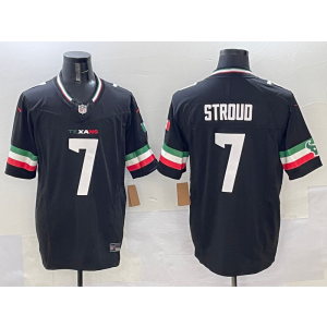 Nike Texans 7 C.J. Stroud New Black Mexico F.U.S.E. Vapor Limited Men Jersey Nike Texans 7 C.J. Stroud New Black Mexico F.U.S.E. Vapor Limited Men Jersey
