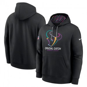 Nike Texans Black 2024 Crucial Catch Club Pullover Hoodie