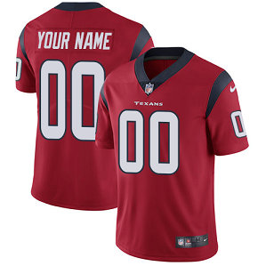 Nike Texans Red Men's Customized Vapor Untouchable Player Limited Jersey Nike Texans Red Men's Customized Vapor Untouchable Player Limited Jersey