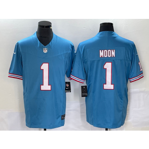 Nike Titans 1 Moon Blue 2023 F.U.S.E Vapor Limited Men Jersey Nike Titans 1 Moon Blue 2023 F.U.S.E Vapor Limited Men Jersey
