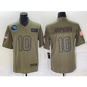 Nike Titans 10 DeAndre Hopkins Olive Vapor Limited Men Jersey Nike Titans 10 DeAndre Hopkins Olive Vapor Limited Men Jersey