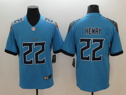 Nike Titans 22 Derrick Henry Light Blue New 2018 Vapor Untouchable Limited Jersey Nike Titans 22 Derrick Henry Light Blue New 2018 Vapor Untouchable Limited Jersey