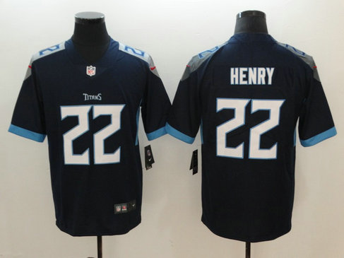 Nike Titans 22 Derrick Henry Navy New 2018 Vapor Untouchable Limited Jersey Nike Titans 22 Derrick Henry Navy New 2018 Vapor Untouchable Limited Jersey