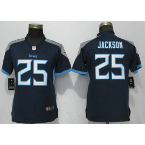 Nike Titans 25 Adoree' Jackson Navy 2018 Vapor Untouchable Limited Women Jersey