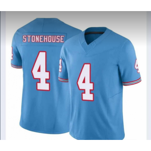 Nike Titans 4 Ryan Stonehouse Light Blue F.U.S.E. Vapor Limited Men Jersey