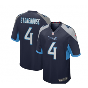 Nike Titans 4 Ryan Stonehouse Navy Vapor Untouchable Limited Men Jersey