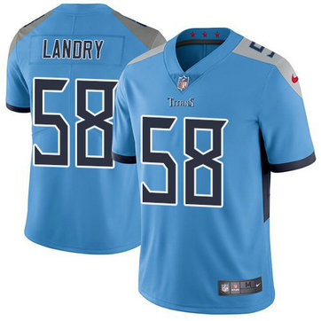 Nike Titans 58 Harold Landry Light Blue New 2018 Vapor Untouchable Limited Jersey