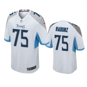 Nike Titans 75 Dillon Radunz White Vapor Untouchable Limited Men Jersey