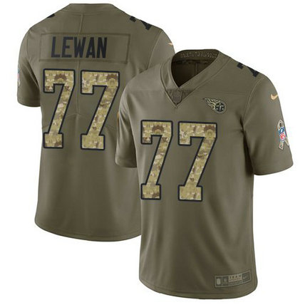 Nike Titans 77 Taylor Lewan Olive Camo Salute To Service Limited Jersey Nike Titans 77 Taylor Lewan Olive Camo Salute To Service Limited Jersey