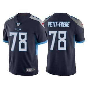 Nike Titans 78 Nicholas Petit-Frere Navy 2022 NFL Draft Vapor Untouchable Limited Men Jersey