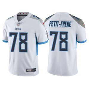 Nike Titans 78 Nicholas Petit-Frere White 2022 NFL Draft Vapor Untouchable Limited Men Jersey
