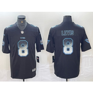 Nike Titans 8 Levis Olive Black Smoke Vapor Limited Men Jersey