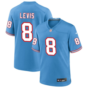 Nike Titans 8 Will Levis Blue Vapor Untouchable Limited Men Jersey