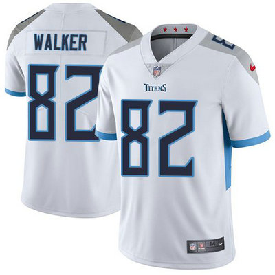 Nike Titans 82 Delanie Walker White New 2018 Vapor Untouchable Limited Jersey