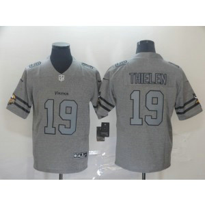 Nike Vikings 19 Adam Thielen 2019 Gray Gridiron Gray Vapor Untouchable Limited Men Jersey Nike Vikings 19 Adam Thielen 2019 Gray Gridiron Gray Vapor Untouchable Limited Men Jersey
