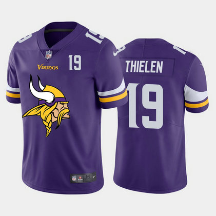 Nike Vikings 19 Adam Thielen Purple Team Big Logo Number Vapor Untouchable Limited Jersey Nike Vikings 19 Adam Thielen Purple Team Big Logo Number Vapor Untouchable Limited Jersey