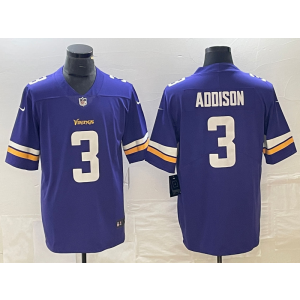 Nike Vikings 3 Addison Purple Vapor Untouchable Limited Men Jersey Nike Vikings 3 Addison Purple Vapor Untouchable Limited Men Jersey
