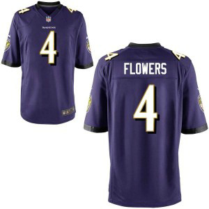 Nike Vikings 4 Flowers Purple Vapor Untouchable Limited Men Jersey