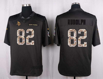 Nike Vikings 82 Kyle Rudolph Anthracite Salute To Service Limited Jersey Nike Vikings 82 Kyle Rudolph Anthracite Salute To Service Limited Jersey