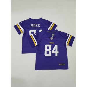 Nike Vikings 84 Randy Moss Purple Toddler Jersey