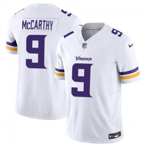 Nike Vikings 9 J.J. McCarthy White 2024 F.U.S.E. Vapor Limited Men Jersey Nike Vikings 9 J.J. McCarthy White 2024 F.U.S.E. Vapor Limited Men Jersey