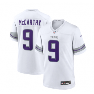 Nike Vikings 9 J.J. McCarthy White 2024 New Vapor Limited Men Jersey Nike Vikings 9 J.J. McCarthy White 2024 New Vapor Limited Men Jersey