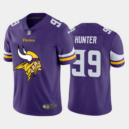 Nike Vikings 99 Danielle Hunter Purple Team Big Logo Vapor Untouchable Limited Jersey