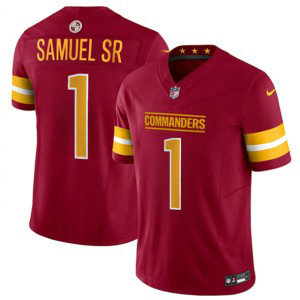 Nike Washington Commanders 1 Deebo Samuel Sr Burgundy F.U.S.E. Vapor Limited Men Jersey Nike Washington Commanders 1 Deebo Samuel Sr Burgundy F.U.S.E. Vapor Limited Men Jersey