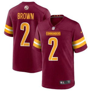 Nike Washington Commanders 2 Dyami Brown 2022 Burgundy Game Men Jersey