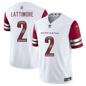 Nike Washington Commanders 2 Marshon Lattimore White F.U.S.E. Vapor Limited Men Jersey Nike Washington Commanders 2 Marshon Lattimore White F.U.S.E. Vapor Limited Men Jersey