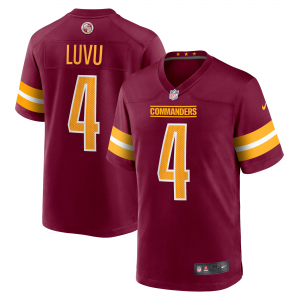 Nike Washington Commanders 4 Luvu Burgundy Vapor Limited Men Jersey