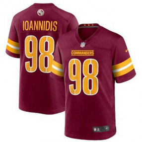 Nike Washington Commanders 98 Matt Ioannidis 2022 Burgundy Game Men Jersey