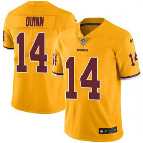 Nike Washington Redskins 14 Trey Quinn Color Rush Limited Men Jersey