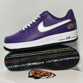 Nike x Victor Victor Air Force 1 Purple Shoes