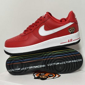 Nike x Victor Victor Air Force 1 Red Shoes