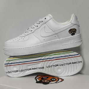 Nike x Victor Victor Air Force 1 White Shoes