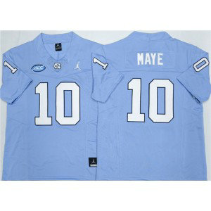 North Carolina Tar Heels 10 Drake Maye Little Blue 2026 F.U.S.E. Vapor Limited Men Jersey