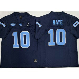 North Carolina Tar Heels 10 Drake Maye Navy 2026 F.U.S.E. Vapor Limited Men Jersey