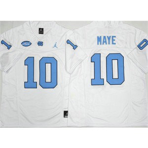 North Carolina Tar Heels 10 Drake Maye White 2026 F.U.S.E. Vapor Limited Men Jersey