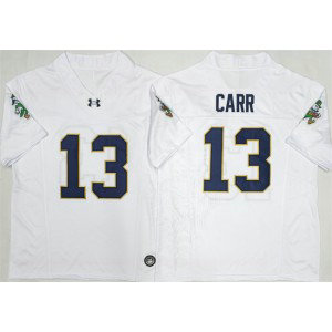 Notre Dame Fighting Irish 13 Carr White F.U.S.E. Vapor Limited Men Jersey